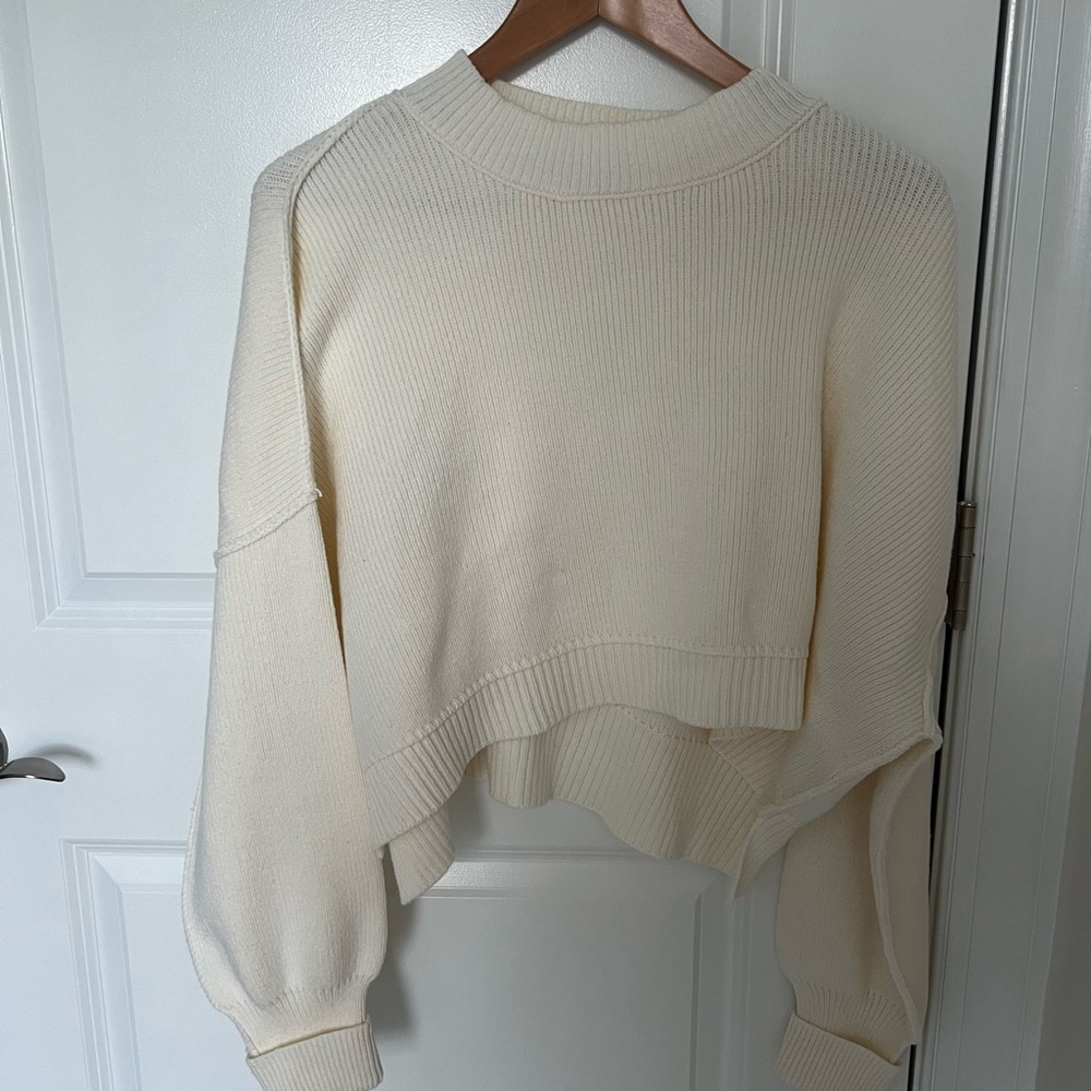 Free People Easy Street Cropped Pullover